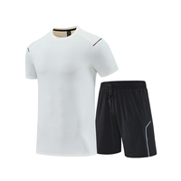 Ensemble de survêtement de sport pour homme, short de jogging, vêtements de sport deux pièces