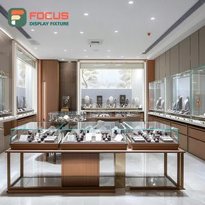 High Visibility Shopping Center Jewelry Showcase Polished Surface Jewelry Shop Display Counter - Product Image 5