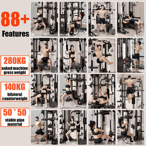 Stazione Multifunzionale per Allenamento di Forza, Attrezzo Fitness Unisex Tutto-in-Uno per Palestra Domestica - Product Image 3