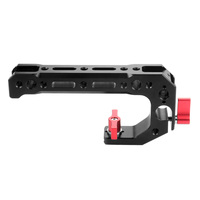 Poignée supérieure stabilisatrice en alliage d'aluminium FEICHAO avec pince pour tige de 15 mm pour cage de caméra DSLR