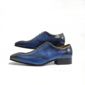 <span class=keywords><strong>Eleganti</strong></span> Scarpe Brogue da <span class=keywords><strong>Uomo</strong></span> in Vera Pelle Fatte a Mano Scarpe <span class=keywords><strong>Eleganti</strong></span> Invernali con Lacci per Matrimoni e Feste Zapatos De Vestir Para Hombre - Product Image 3