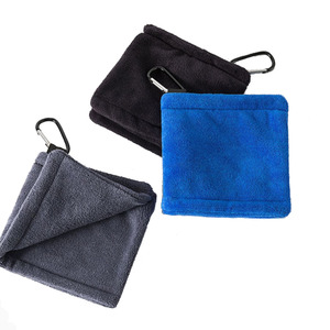 Toalla de Limpieza para Pelotas de Golf, Personalizada de Fábrica, para Uso en Seco/Húmedo, con Clip Magnético Retráctil y Gancho de Seguridad - Product Image 5