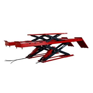 Высококачественный Ультратонкий 5T гидравлический автомобильный подъемник большой ножничный автомобильный подъемник с возможностью выравнивания колес Заводская прямая Автомобильная Таль - Product Image 1