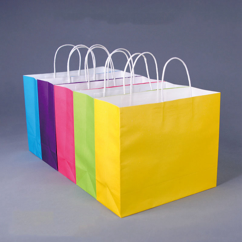 Paper Bag Custom Made Tote Paper Bag for Packaging Gifts Paper Bag Full Print