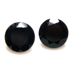 100% Onyx noir naturel rond brillant coupe lâche pierre de naissance mélange de pierres précieuses taille calibrée forme personnalisée pierres précieuses de guérison OEM - Product Image 2