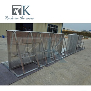 Barrière de contrôle des foules extérieure à prix abordable, barrière de contrôle des foules en aluminium, clôture pliable pour la vente - Product Image 6