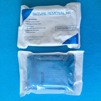 Consommables médicaux stériles jetables personnalisés, packs de pansements stériles pour la suppression des sutures, kits stériles pour la suppression des sutures
