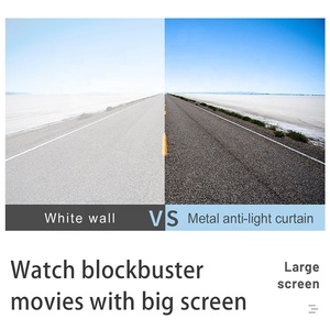 Pantalla de Proyección Plegable para Cine en Exteriores de <span class=keywords><strong>80</strong></span>, 100 y 120 Pulgadas, Formato 16:9 y 4:3, Portátil, con Tecnología ALR - Product Image 5