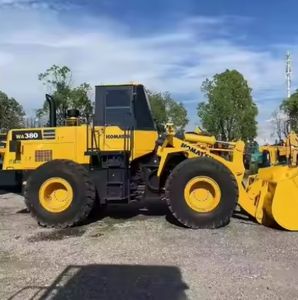 Cargador de maquinaria de construcción de estado superior usado, cargador hidráulico Komatsu, WA 320, 350, 380, 470, 500, al mejor precio - Product Image 3