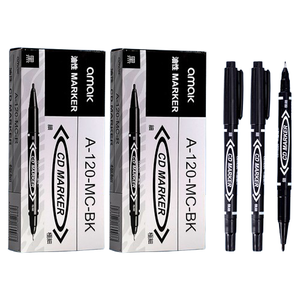 Usine en gros vente chaude pas cher <span class=keywords><strong>prix</strong></span> stylo marqueur <span class=keywords><strong>Permanent</strong></span> à base d'eau 0.5mm Fine <span class=keywords><strong>Liner</strong></span> conseils stylos Double tête stylos de marquage - Product Image 6