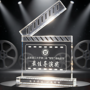 Placa <span class=keywords><strong>de</strong></span> Premios <span class=keywords><strong>de</strong></span> <span class=keywords><strong>Cine</strong></span> Clapper Film Festival para los Mejores Actores, Trofeo <span class=keywords><strong>de</strong></span> Resina Metálica con Clip <span class=keywords><strong>de</strong></span> <span class=keywords><strong>Cine</strong></span> <span class=keywords><strong>de</strong></span> Cristal para Regalos Fotográficos <span class=keywords><strong>de</strong></span> Graduación - Product Image 4