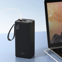 Banque d'Énergie Portable Mobile Haute Capacité de Camping d'Urgence Type-C PD 65W 40000mAh pour Ordinateur Portable