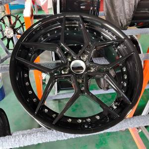 Velg Mobil Rimopower <span class=keywords><strong>Custom</strong></span> Forged T6061 Aluminium Dua Bagian Lima Jari-Jari - Product Image 3