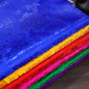 High-End chinesische Jacquard Stoff Satin Stoff zart bequem für Kleidung Wurf kissen Kunst handwerk Dekoration Stoff - Product Image 2