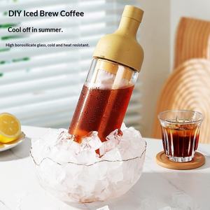 Jarra de Vidrio de Borosilicato para Café Frío y Té, con Capacidad de 1000 ml, para Uso Doméstico - Product Image 3