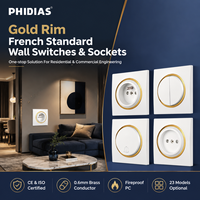 Venta al por Mayor, Estándar Europeo, 10A Máx., Precio Económico Interruptor de Pared con NFC para Uso Doméstico y Hotelero, 220/250V, Material de PC, Montaje en Pared