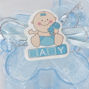 Bébé douche décoration fournitures bébé biberon douche garçon fille nouveau-né bébé baptême fête d'anniversaire décor en plastique bouteille de bonbons - Product Image 2