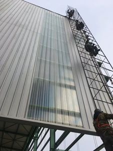 แผ่น<span class=keywords><strong>หลังคา</strong></span>ไฟเบอร์กลาสลูกฟูกป้องกันการกัดกร่อนทนไฟ - Product Image 6