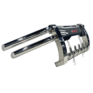 Griglia anteriore per camioncino 4x4 e barra di spinta in acciaio inossidabile Navara NP300 D40 D22 Patrol Isuzu D-max per <span class=keywords><strong>Ford</strong></span> <span class=keywords><strong>Ranger</strong></span> modello Pajero - Product Image 4