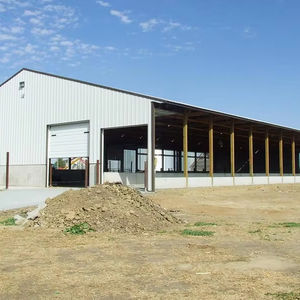Estructura de acero abierta prefabricada estable de alta calidad para aves de corral <span class=keywords><strong>Boer</strong></span> cabra <span class=keywords><strong>oveja</strong></span> cobertizo vaca ganado granja - Product Image 2
