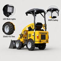 SPEDIZIONE GRATUITA CE EPA EURO 5 Vendita Diretta dalla Fabbrica Pala Gommata Compatta Articolata 4WD ad Alta Efficienza per Agricoltura e Costruzioni