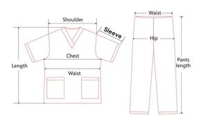 Black Scrubs Uniforms <b>Sets</b> Breathable Hospital Nurse <b>Set</b> Men Scrubs Uniforms - Product Image 6