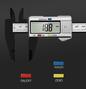 Digital Vernier Caliper LCD elektronik Altimeter mikrometer alat ukur penggaris plastik 0-150mm 0-100mm DIY OEM tersedia - Product Image 6
