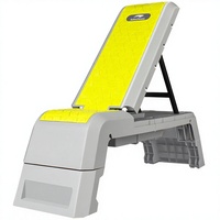 Plateforme d'exercice pliable et réglable pour fitness, 3 niveaux, stable et robuste, pour step et aérobic, équipement de gym en gros