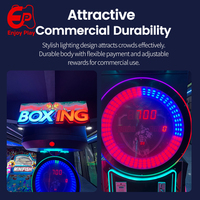 Machine d'arcade de boxe commerciale 2-en-1 (punch et kick) avec structure en métal/acier pour bars et centres de divertissement familial