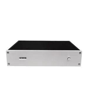 BRZHIFI 2806 Aluminum Housing CNC Machining Decoder Case Custom DIY Hifi Anodized DAC Chassis Power Amplifier Enclosure