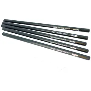 उच्च गुणवत्ता वाले कस्टम लोगो स्ट्रिप्ड रंग डूबा हुआ लकड़ी के एचबी पेंसिल, पेंसिल स्केच पेंसिल को ड्राइंग