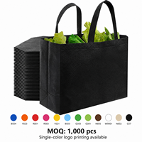 Nouveauté Sac à main en tissu non tissé laminé avec logo personnalisé Réutilisable pour les courses, les chaussures, l'emballage
