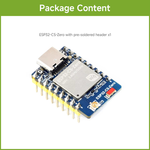 Carte de développement ESP32-C5 Mini équipée d'un processeur RISC-V 32 bits, Wi-Fi 6 double bande 2,4 GHz/5 GHz et Bluetooth 5 K521 - Product Image 6