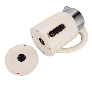 Nuevo Diseño, Botella de Agua Caliente Eléctrica Inalámbrica de Doble Capa de Acero Inoxidable, 220V, Apagado Automático, Capacidad de 1.2L, Control de Temperatura - Product Image 1