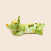Bantal Boneka Triceratops Lucu, Mainan Dinosaurus Boneka Lembut, Bantal Peluk Tidur, Hadiah Plushie, Custom OEM