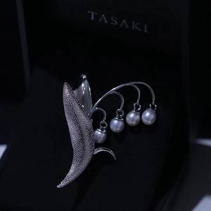 Broche de Perlas Akoya de Agua Dulce 2023, 7-8 mm, Casi Redondas, Ligeramente Imperfectas, Forma de Guisante, Decoración Floral para el Pecho, Broches Elegantes - Product Image 4