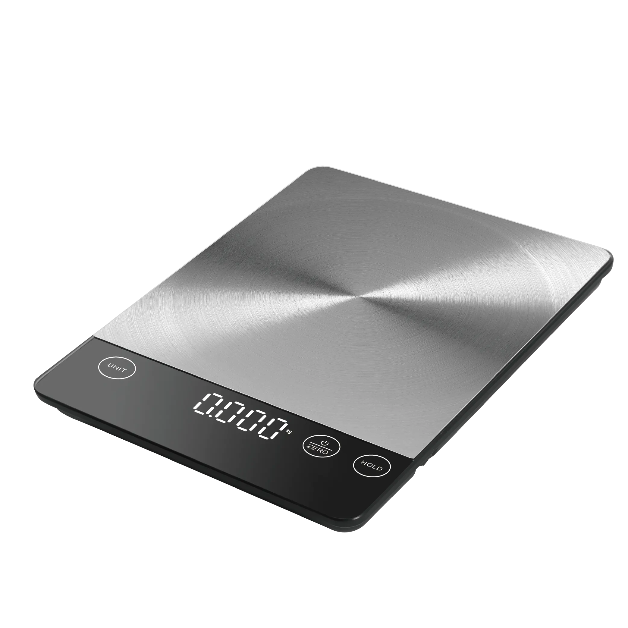 Balança eletrônica digital de aço inoxidável com display LED de alta qualidade para cozinha, balança de peso para alimentos