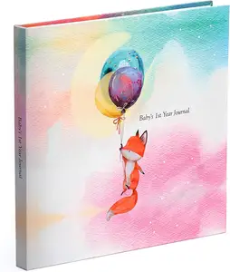 2023 2024 libri per bambini personalizzati all'ingrosso libro di memoria per bambini con copertina rigida a pois diario di memoria per bambini per ragazza