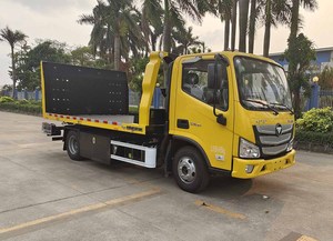 New Diesel Flatbed <strong>Tow</strong> <strong>Truck</strong> &amp; Wrecker Manual Transmission Condition Perfect