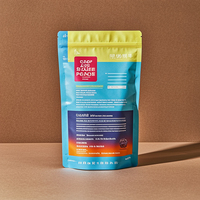 Emballage en sachet debout en mylar recyclable avec logo personnalisé, thermoscellable, pour le stockage des aliments, du café, du thé (capacité de 3,5 g)