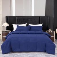 Ensemble de literie matelassé multicolore en gros, ensemble de couette Queen personnalisé, ensemble de couverture matelassée en polyester