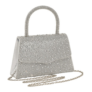 Bolso de noche para mujer con diamantes, bolso de mano moderno y versátil para fiesta de bodas, bolsos de mano de lujo con cristales para mujer - Product Image 1