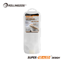 ROLLINGDOG DIY PAINT PAL 80334 Protection de pinceau en PP transparent, super scellée, convient aux pinceaux de 1 à 2 1/2 pouces