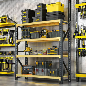 Распродажа, регулируемая средняя металлическая складская стеллаж для хранения | Промышленная металлическая полка - Product Image 3