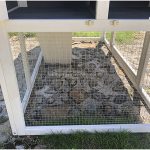 SDC027 SHUNDA Cage à lapin en bois massif rouge écologique, niche pour lapin, maison en arc extérieure, équipement pour poulailler - Product Image 5