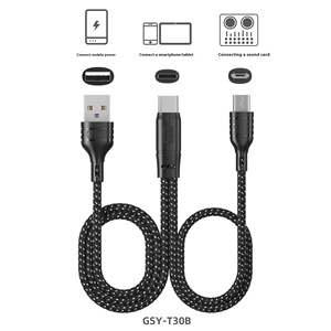 Câble audio OTG pour carte son, station d'accueil pour diffusion en direct, avec chargement, câble numérique Type C vers Lightning pour streaming en direct - Product Image 1