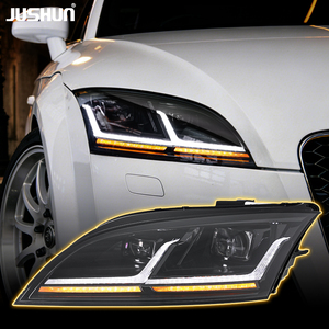 Fari LED JUSHUN per <span class=keywords><strong>Audi</strong></span> <span class=keywords><strong>TT</strong></span> 2008-2014, Vendita all'Ingrosso, Luci Anteriori con Indicatori di Direzione, Aggiornamento e Modifica Fari - Product Image 1