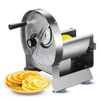 Aardappelchipsnijder Commerciële handmatige elektrische ultradunne aardappelchipsmachine Volautomatische fruit snijmachine Citroensnijder
