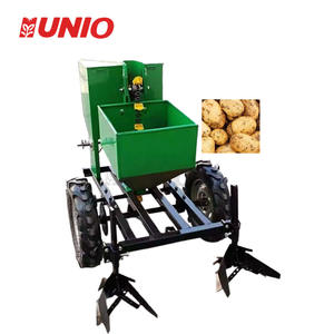 Nueva Sembradora de <span class=keywords><strong>Patatas</strong></span> de Una Hilera con Cubierta de Película, Popular Máquina Plantadora de Una Sola Línea <span class=keywords><strong>para</strong></span> Tractores, Integra Fertilizante - Product Image 1