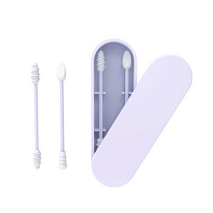 <span class=keywords><strong>Coton</strong></span>-<span class=keywords><strong>tige</strong></span> réutilisable en <span class=keywords><strong>silicone</strong></span>, <span class=keywords><strong>coton</strong></span>-<span class=keywords><strong>tige</strong></span> pour les oreilles, 2 pièces/ensemble pour le nettoyage du maquillage et les soins personnels - Product Image 1